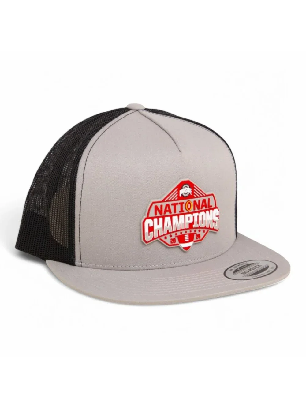 Ohio State Buckeyes 2024 CFP National Champions YP Flat Bill Trucker Hat